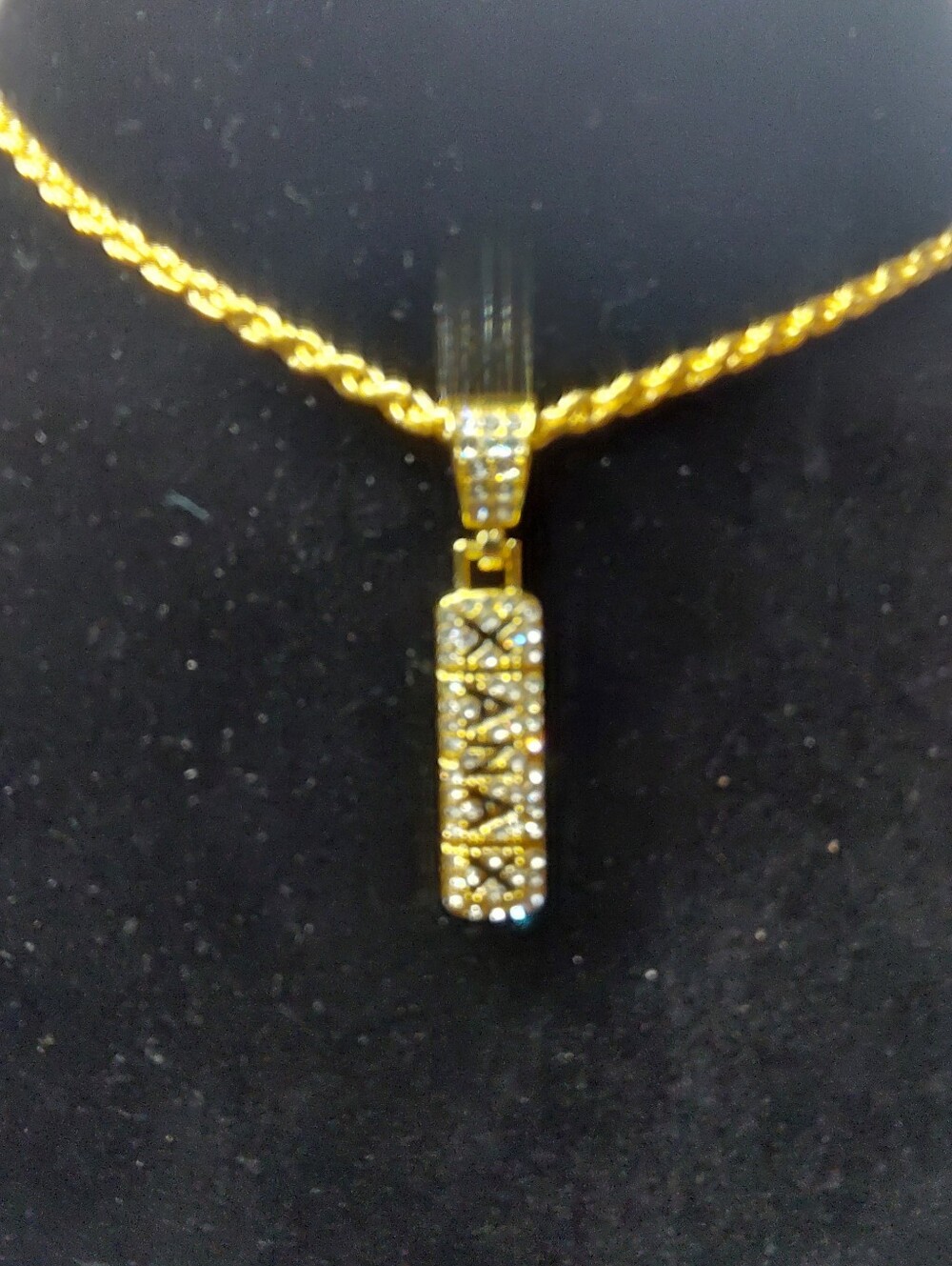 XANAX Golden Necklace